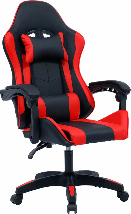 Karrige për gaming William, e zezë/e kuqe