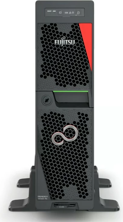 Kasë server Fujitsu TX1320 M6, Intel Xeon E-2436, DDR5, SFF, e zezë