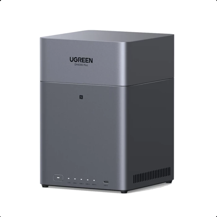 Server NAS UGREEN NASync DH4300 Plus 85660, 4-bay, ARM 8-core, 8GB LPDDR4X, 2.5GbE, Gri