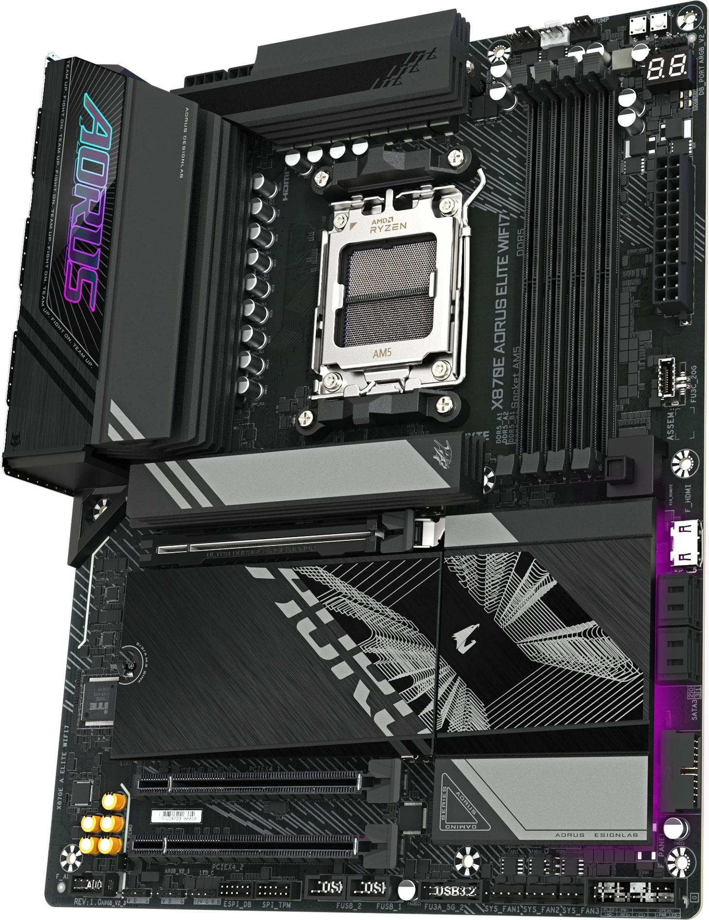 Pllakë amë Gigabyte X870E A ELITE WIFI7, Socket AM5, DDR5