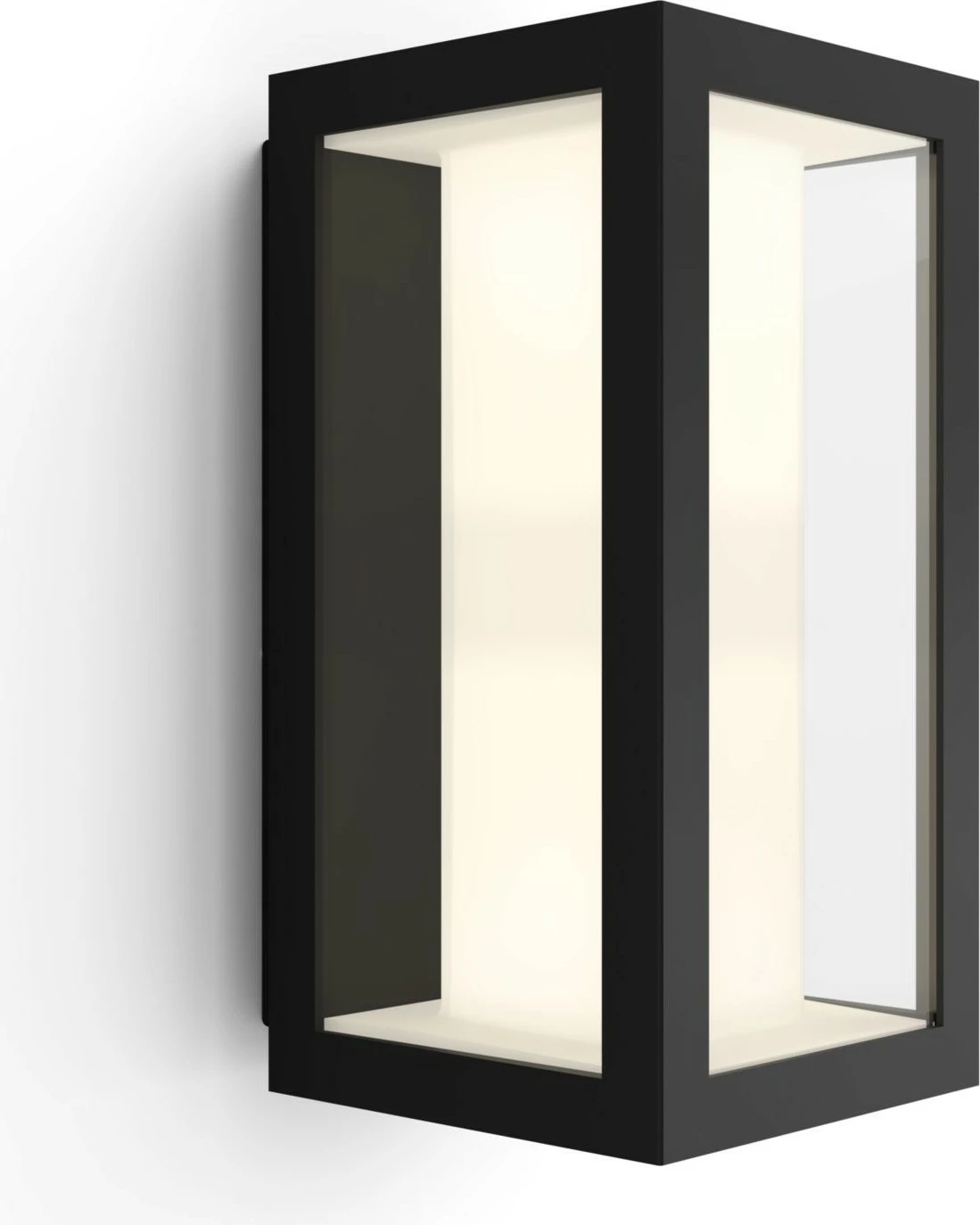 Llambë murale e jashtme smart Philips Hue Impress, LED, ngjyrë e zezë