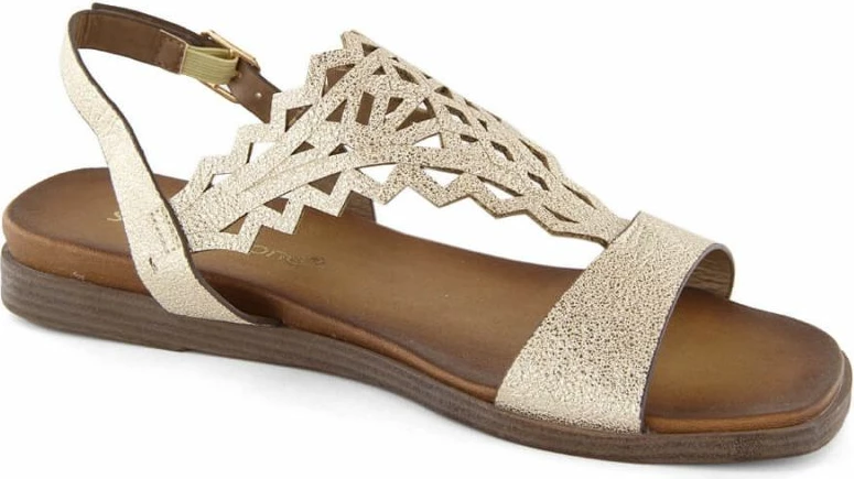 Sandale për femra Sergio Leone, të arta