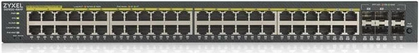 Switch Zyxel GS1920-48HP V2, 48 porte LAN, PoE, për RACK 19"