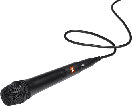 Mikrofon me kabllo JBL PBM100, 3 m, 6.35 mm + adapter 3.5 mm, kardioid, i zi