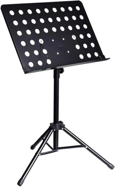 Stativ për partitura NN D5 me 3 këmbë, plastikë, me mbulesë, zi