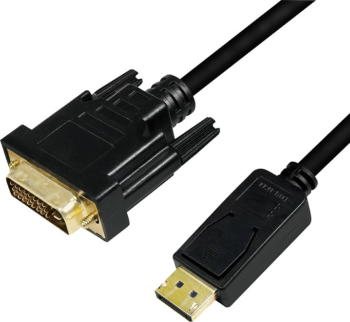 Kabllo DisplayPort në DVI LogiLink CV0131, 2m, e zezë