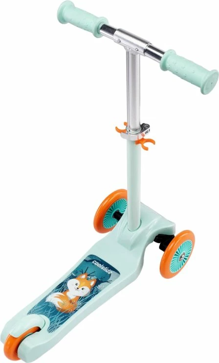 Trotinet për fëmijë Coolslide, kaltër-portokalli