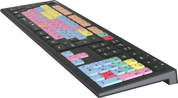 Tastierë LogicKeyboard Astra 2 DE për Pro Tools, PC, me taste shumëngjyrëshe