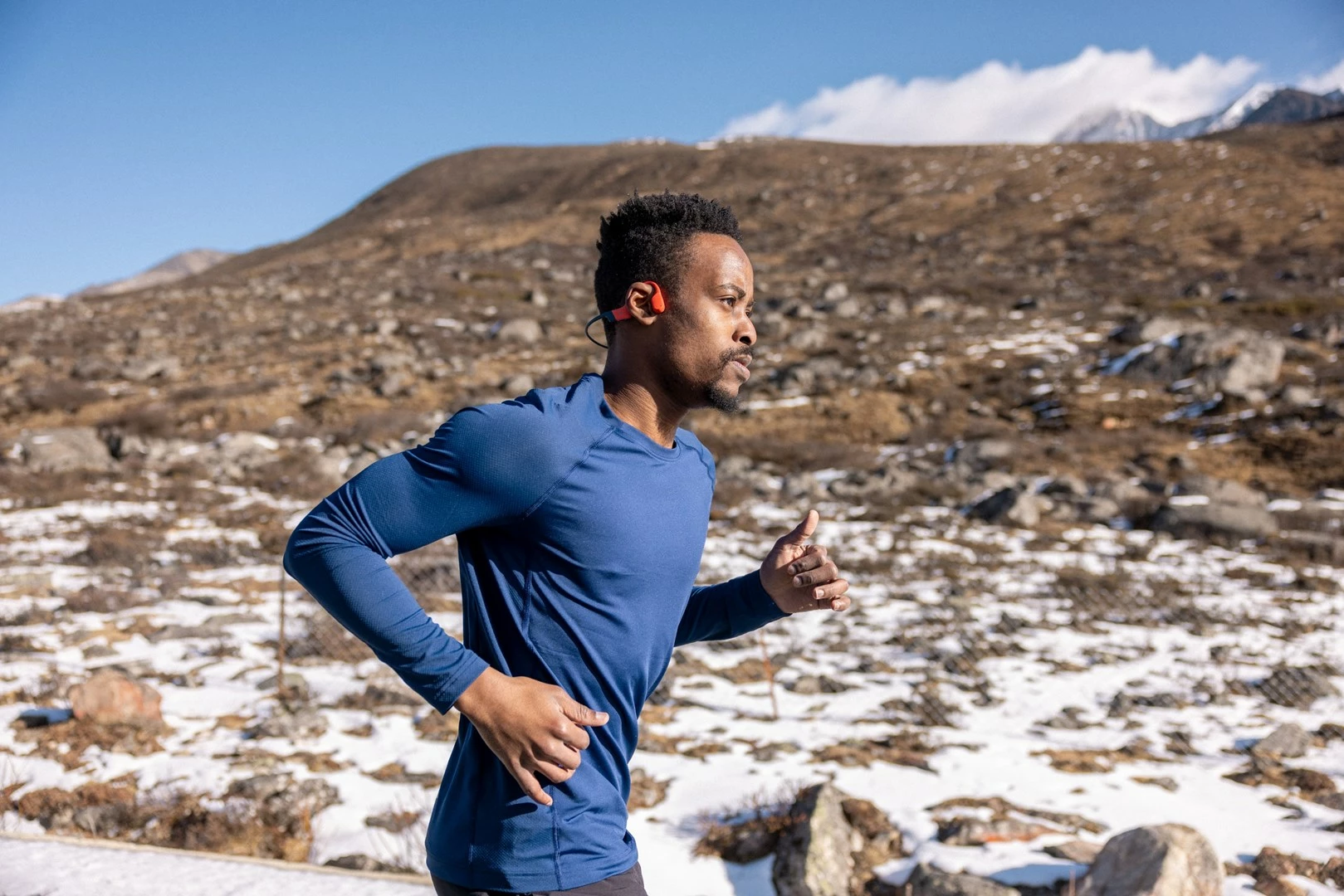 Kufje sportive pa tela SHOKZ OpenSwim Pro, 32 GB, Bluetooth, Gri