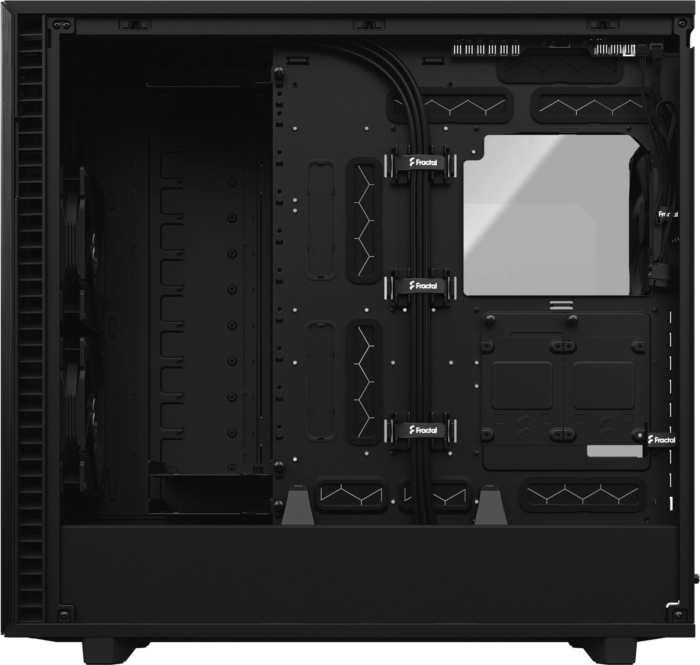 Kasë Fractal Design Define 7 XL, Midi Tower, PC, ATX, EATX, micro ATX, Mini-ITX, SSI CEB, SSI EEB, e zezë