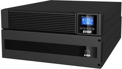 Kasë UPS EVER POWERLINE RT Plus 6000, 6 kVA, On-line, E zezë
