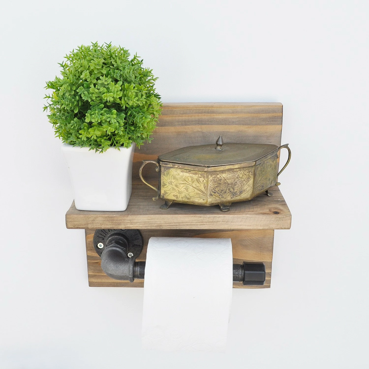 Varëse tubi, ngjyrë arre e zezë, Hanah Home, Boruraf172