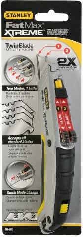 Thikë utilitare Stanley FatMax Xtreme TwinBlade 10-789, 180mm, dy tehe