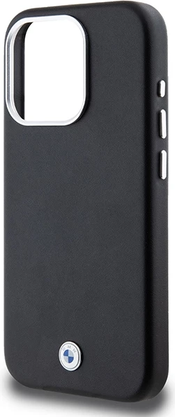 Mbështjellës BMW Signature Wrapped Metal MagSafe për iPhone 15 Pro, i zi