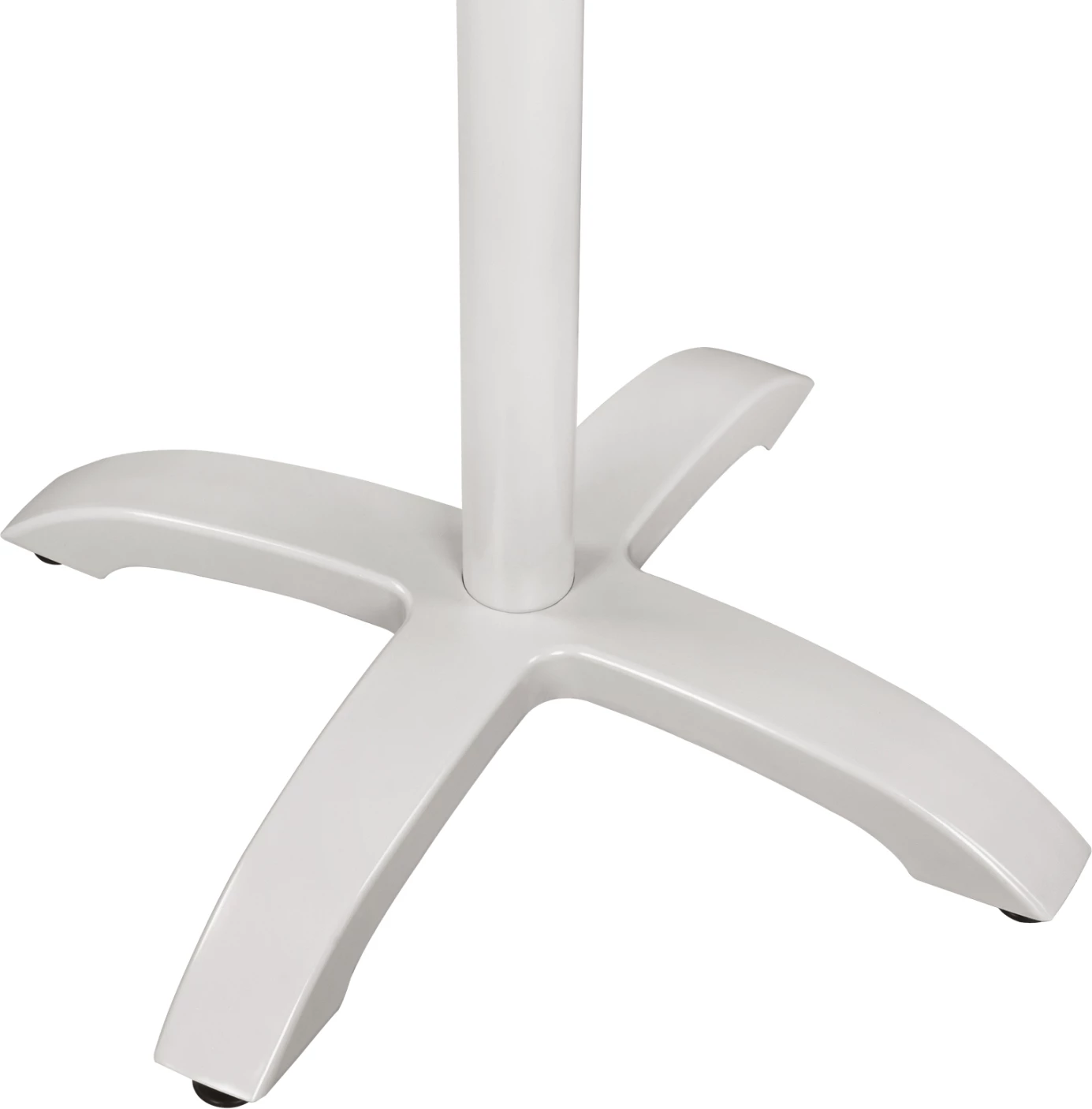 Bazë alumini FH460.02, e bardhë mat, 66x66x73 me kryq 48x48