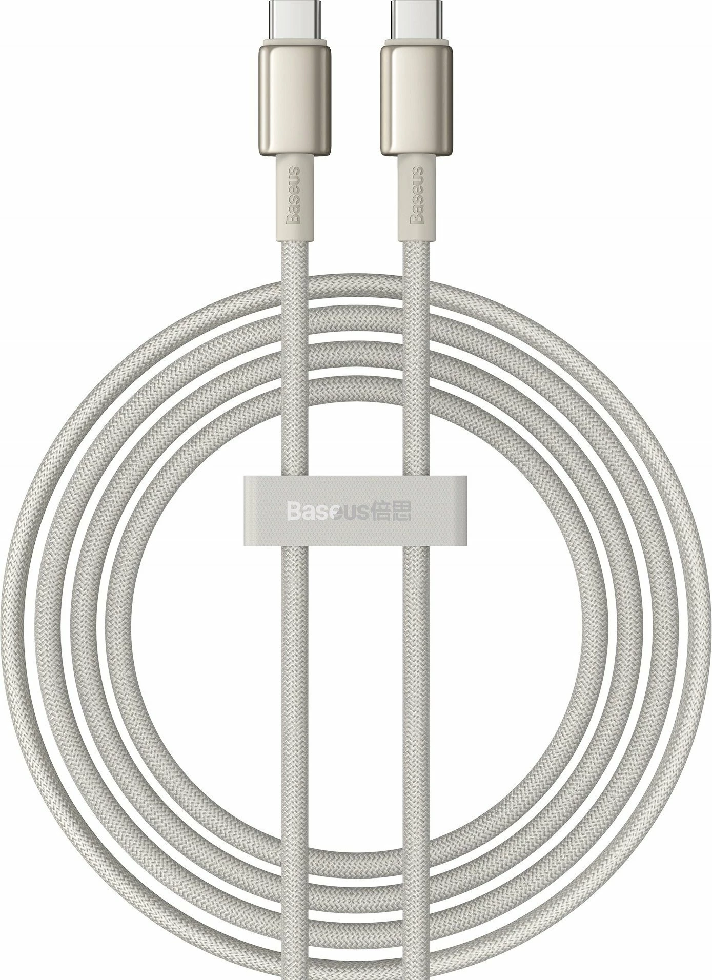 Kabllo USB-C Baseus Tungsten Gold P10319800G21-01, 2 m, PD 100W, 5A, USB-C në USB-C, e artë