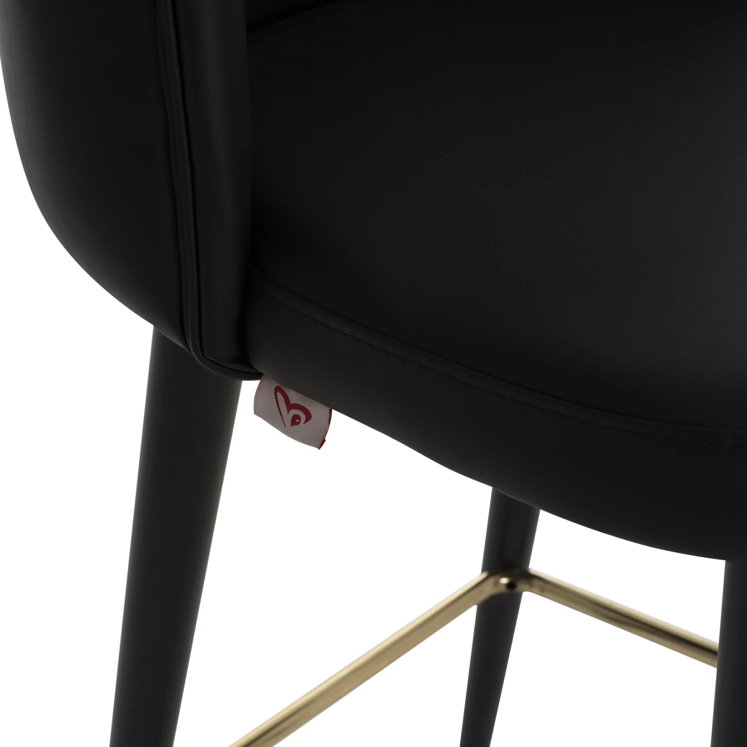Karrige për bar profesionale MARCELLO FH9280.41 PU e zezë druri 50x58x100Hcm