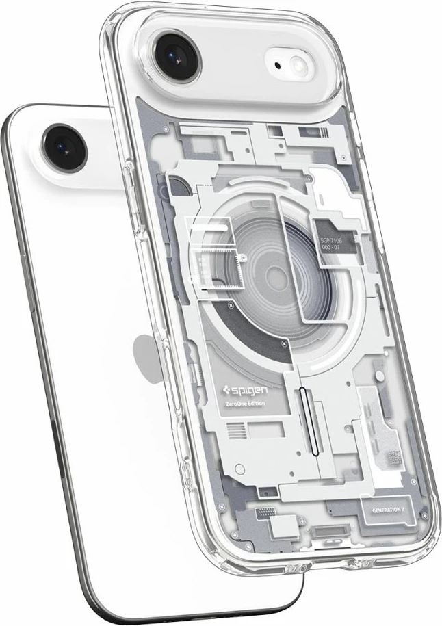 Mbështjellës Spigen Ultra Hybrid MagSafe për iPhone 17 Air, i bardhë