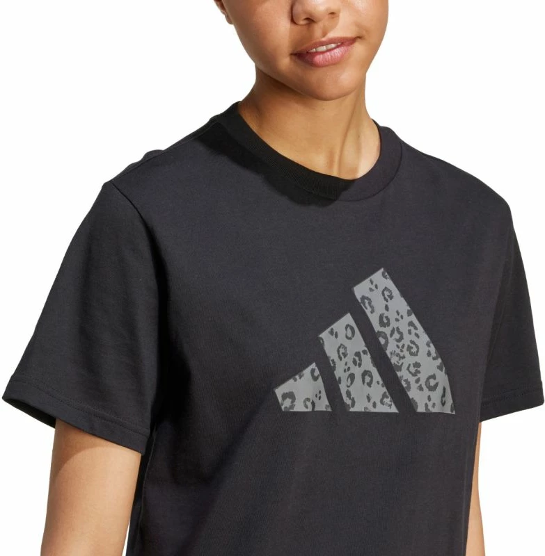 Maicë për femra adidas, e zezë