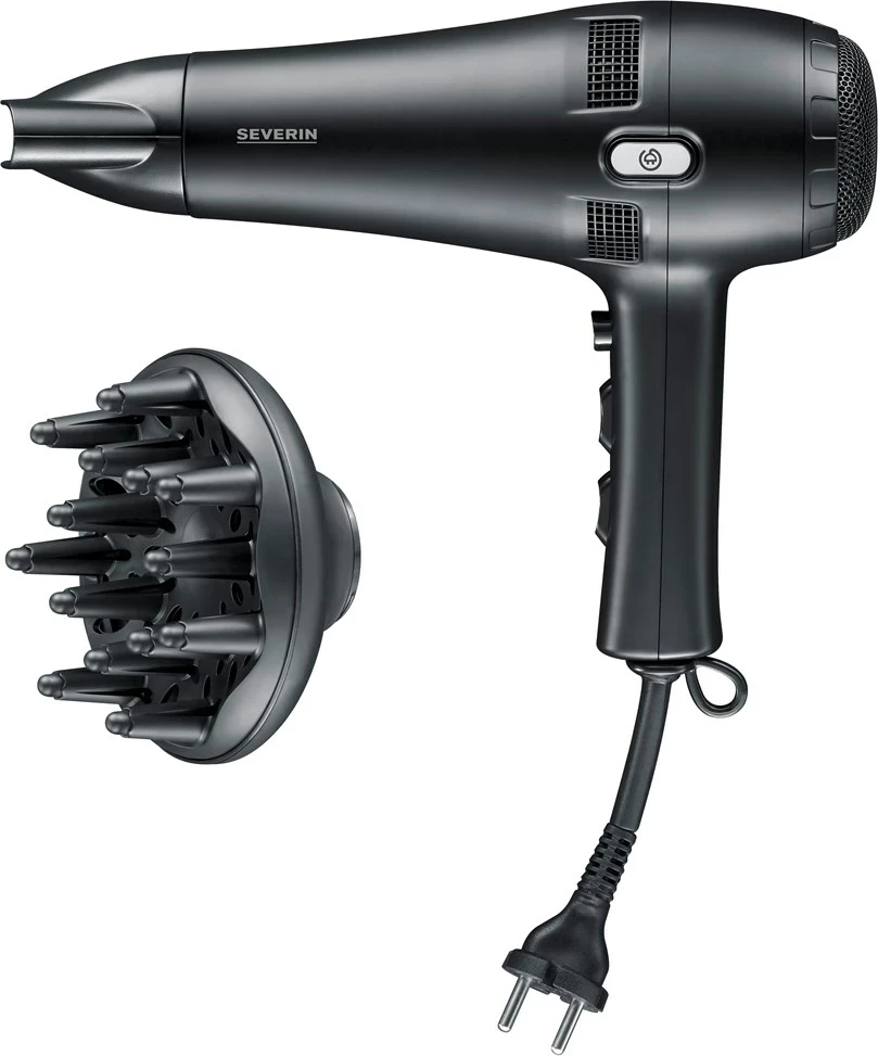 Tharëse flokësh Severin HT 0165, 2100 W, e zezë