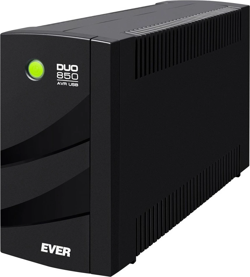 Kasë UPS EVER DUO 850 AVR USB, 850 VA, 550 W, E zezë