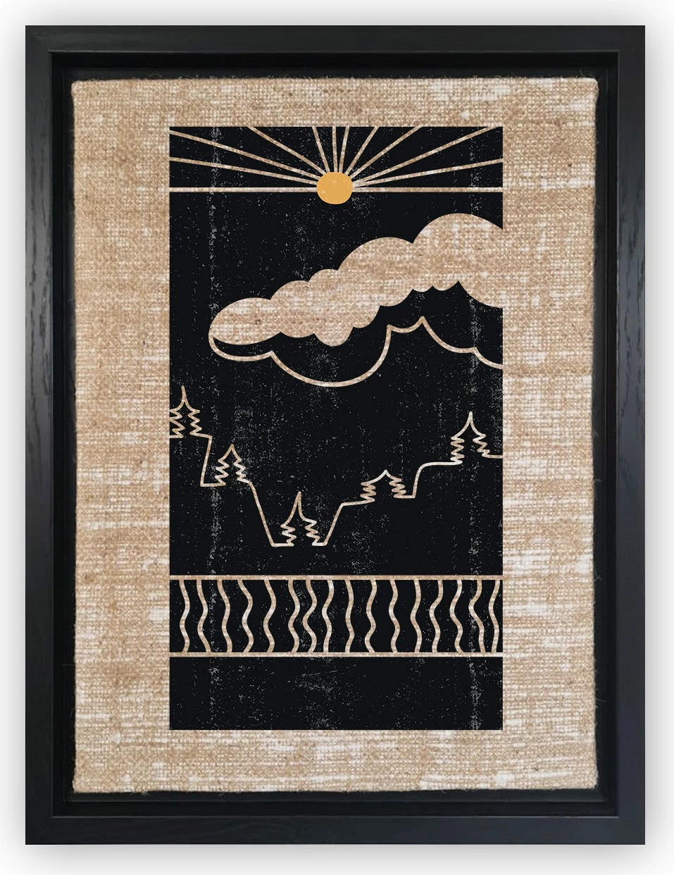 Pikturë dekorative në kanavacë, shumëngjyrëshe, Wallity, LSJ218626873052, 46x66cm