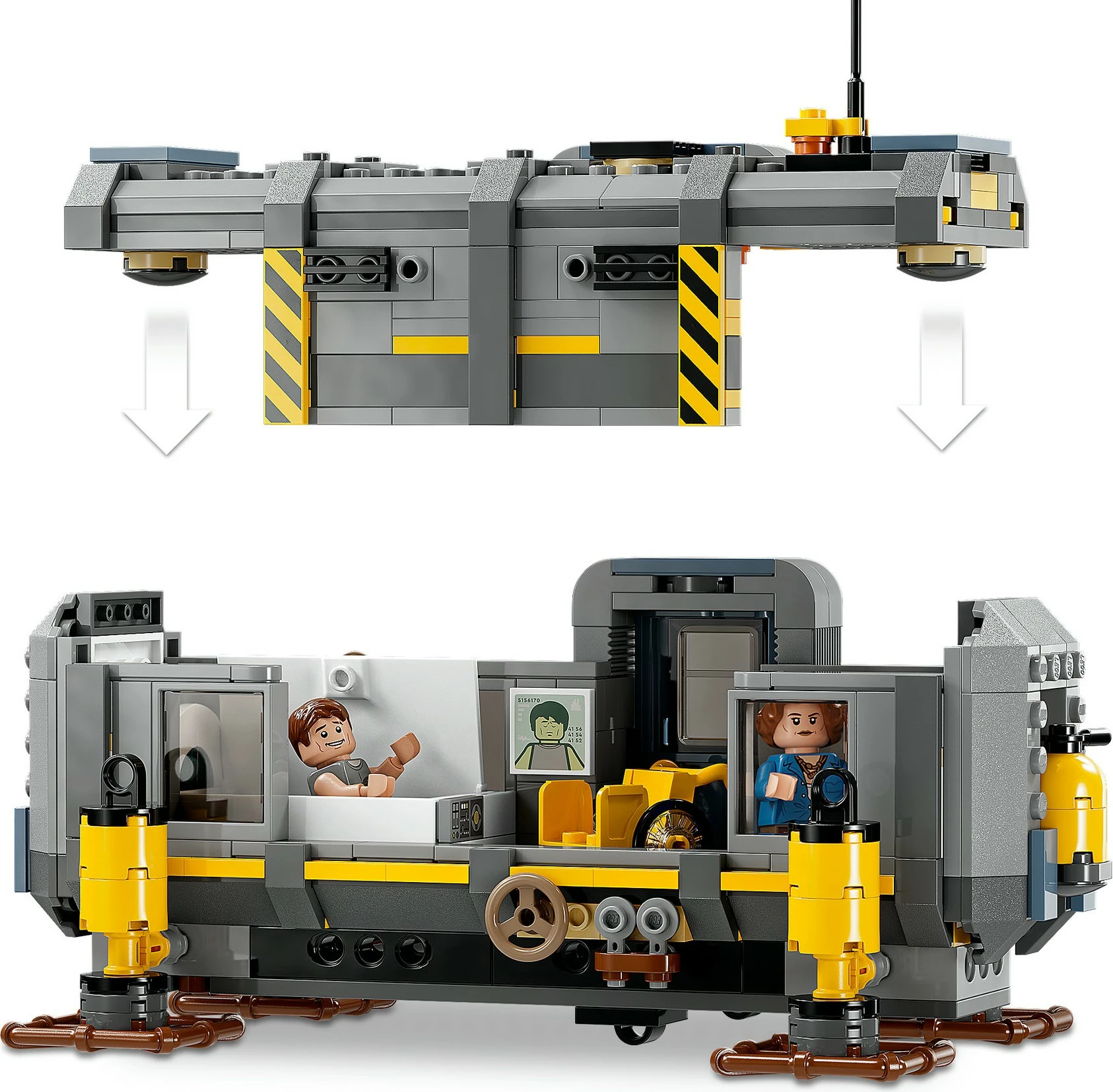 Set për ndërtim LEGO Avatar Floating Mountains: Site 26 & RDA Samson, 887 pjesë, Multikolor