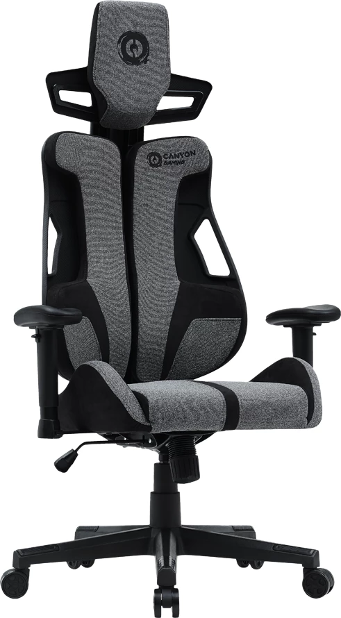 Karrige gaming CANYON Morphos ABCH01, 2D armrests, Class 4 gas lift, deri 150 kg, gri