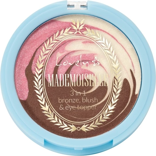 Blush & bronzer & topper për sy Lovely Mademoiselle 3in1 Bronze Blush & Eye Topper për femra Universal 6g