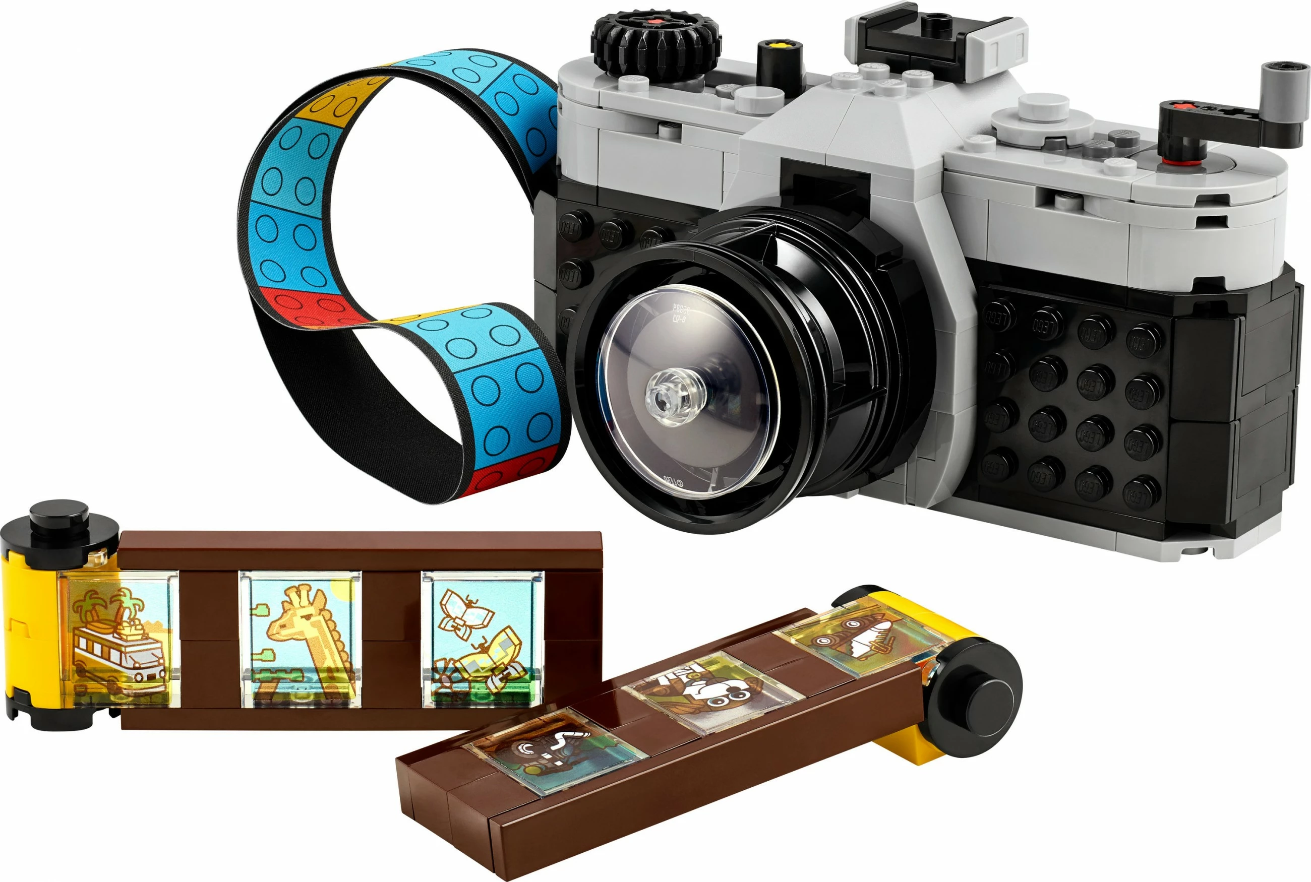 Set ndërtimi LEGO Retro Kamera, 8 vjeç+, 261 pjesë, shumëngjyrëshe