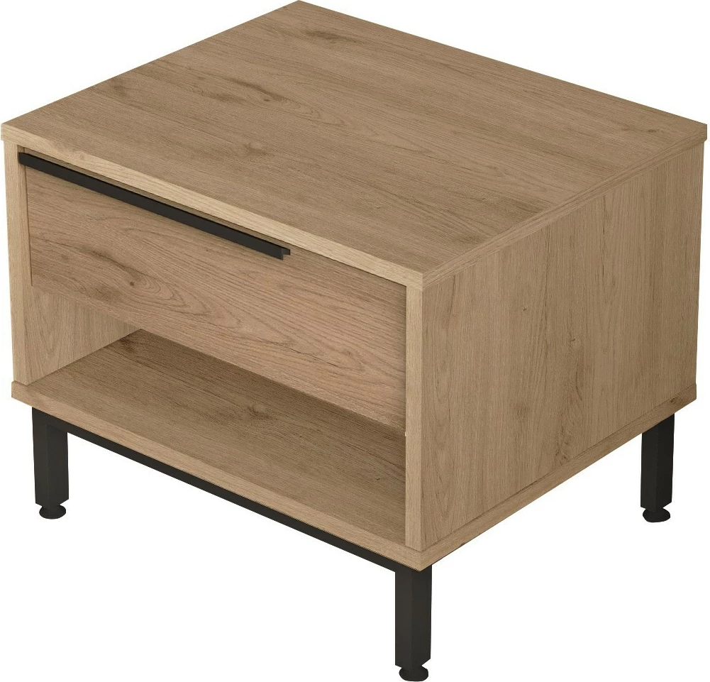 Komodinë Hanah Home, On14-S, ngjyrë arre