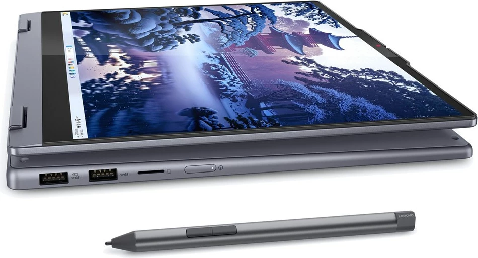 Laptop Lenovo IdeaPad 5 2-in-1 14IRH9, Intel Core i5-13420H, 16GB RAM, 512GB SSD, 14" OLED Touch, Luna Grey