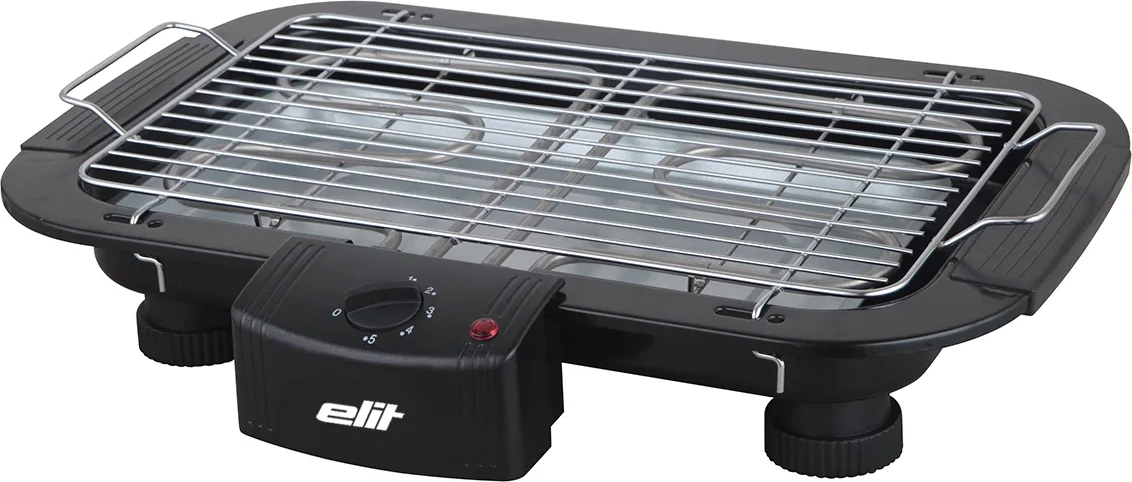 Grill elektrik, Elit, BQ-6200, 2000W, 38x22 cm, termostat automatik, lartësi rregullueshme