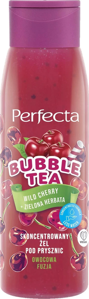 Xhel dushi për femra Perfecta Bubble Tea Wild Cherry + Green Tea 400ml