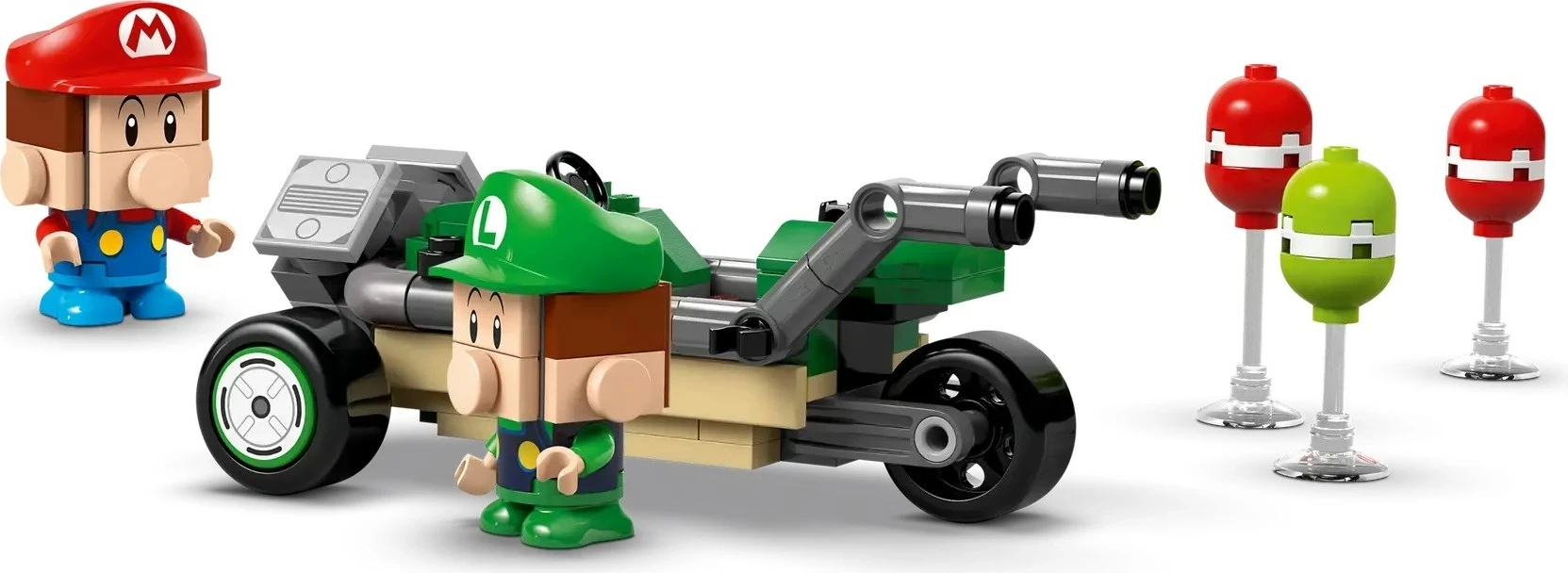 Set LEGO Super Mario 72034 Mario Kart - Baby Mario vs. Baby Luigi