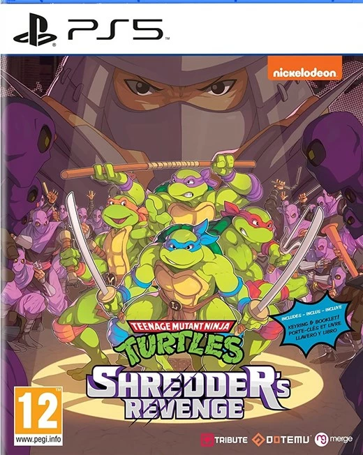Lojë për PlayStation 5 Merge Games Teenage Mutant Ninja Turtles: Shredder's Revenge, PEGI 12, set me udhëzues xhepi + zinxhir çelësash