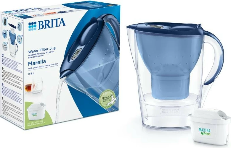 Ibrik filtri për ujë Brita Marella Maxtra PRO Pure Performance 2.4L, Blu