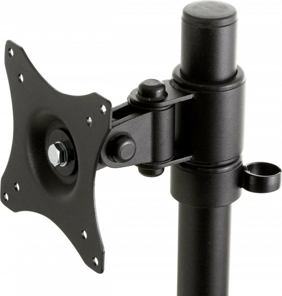 Mbajtës tavoline për monitor Edbak SV01, Metal, 19-27", i zi/argjendtë