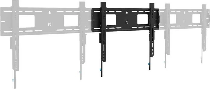 Mbajtës muri për monitor/TV Neomounts WL30-750BL16, çelik, i zi, 42-86"