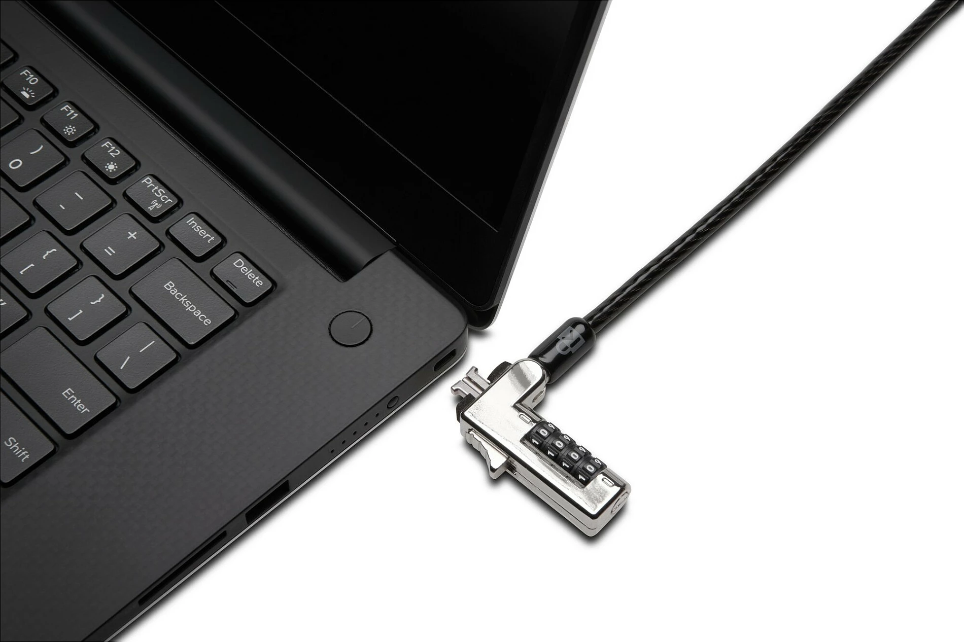 Kabllo sigurie Kensington Slim me kod, për laptop, 10000 kombinime, e zezë