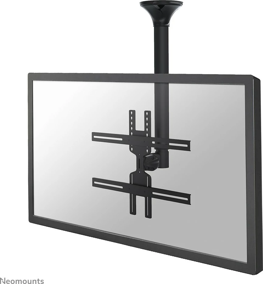 Mbajtës tavani për TV/monitor Newstar FPMA-C400BLACK, 32-60 inç, rregullim lartësie, ngjyrë e zezë