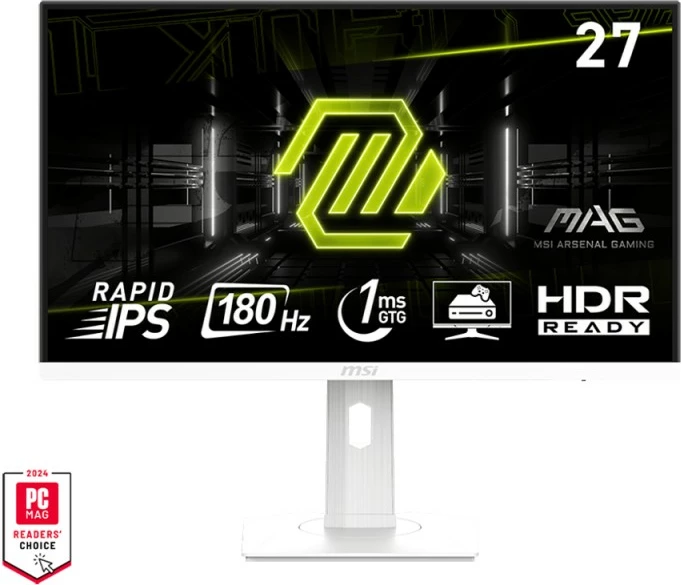 Monitor MSI MAG 274PFWDE 27" Rapid-IPS 180Hz HDR bardhë