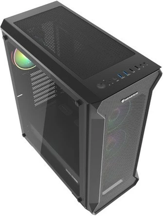Kasë Genesis Irid 505 V2 ARGB, Midi Tower, 4x ARGB fan, ATX/Micro ATX/Mini ITX, e zezë