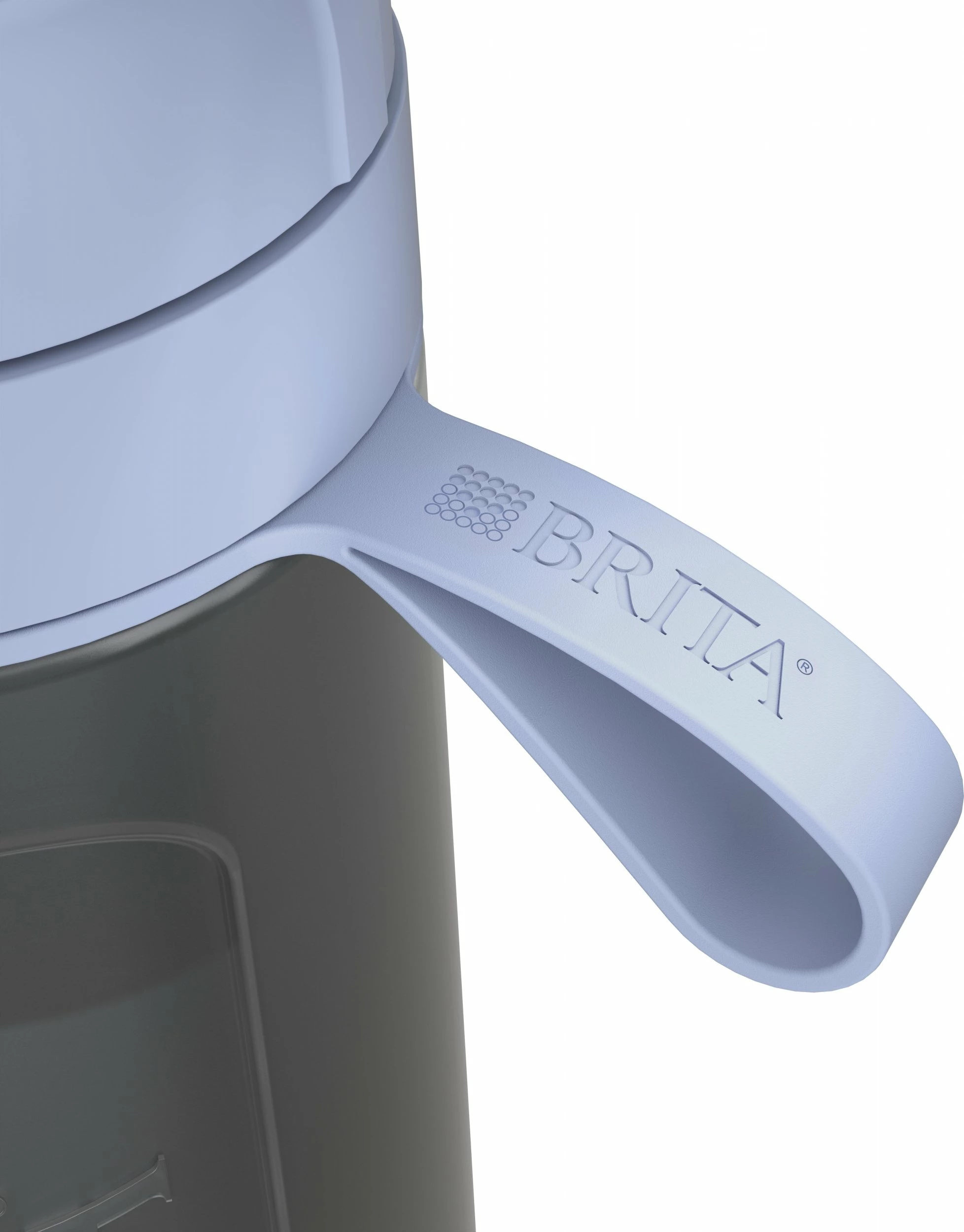 Shishe filtruese uji Brita Active 600 ml, blu pastel, set 2x filtër MicroDisc