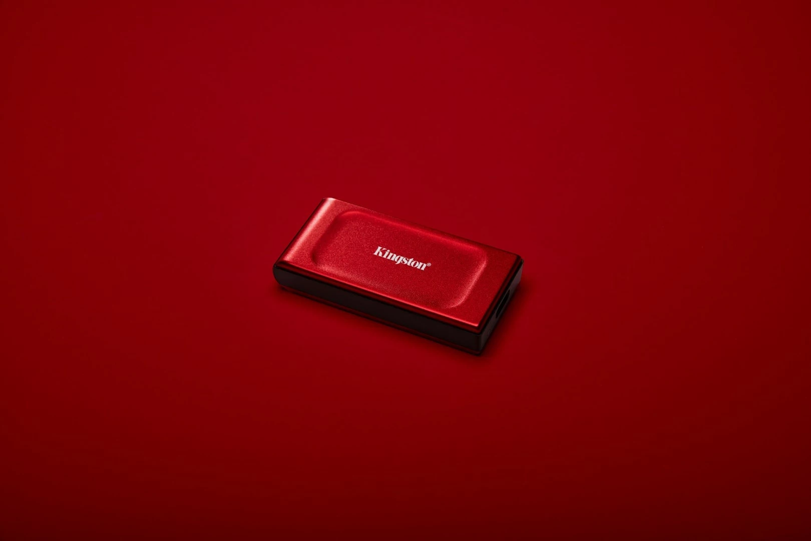 Disk i jashtëm SSD Kingston XS1000, 1TB, USB 3.2 Gen 2, Kuq