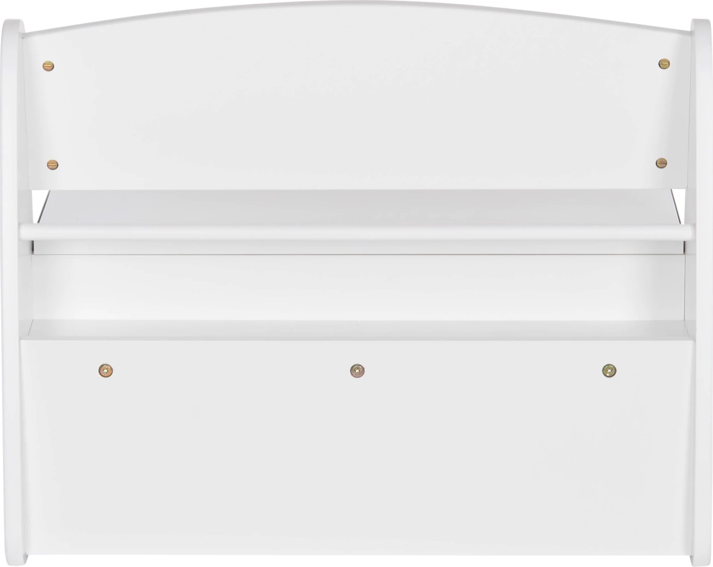 Bankë për fëmijë me hapësirë për ruajtje, stil Montessori, e bardhë, RICKI FH18342.03, 63x43x47cm