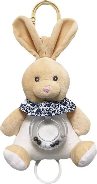 Kuti muzikore lepurush TULILO 18 cm, bezhë