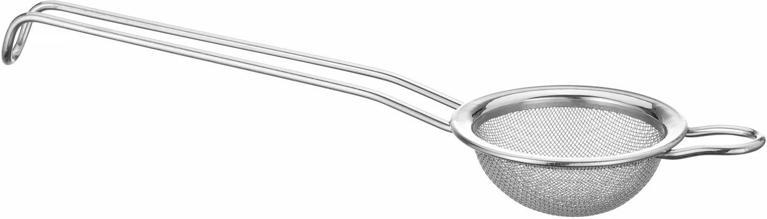 Sita koktejli, Bar Up, inox, rrjetë e hollë, dorezë teli, ø65x220mm, argjend/e zezë