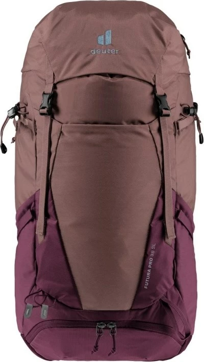 Çantë shpine Deuter Futura Pro 38 SL për hiking, 38L, ashrose/cassis