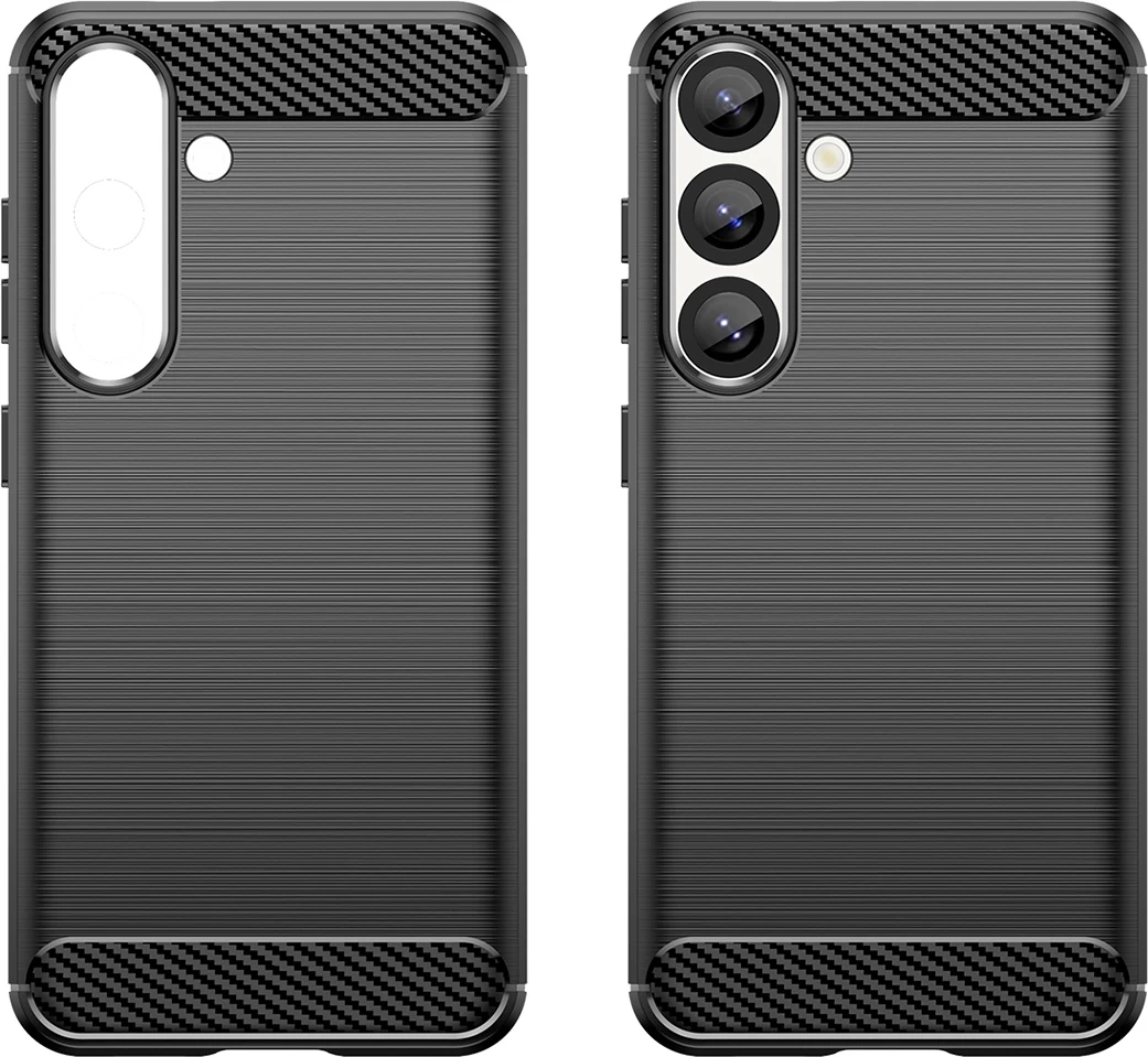 Mbështjellës Hurtel Carbon Case për Samsung Galaxy XCover 7 Pro, TPU, i zi